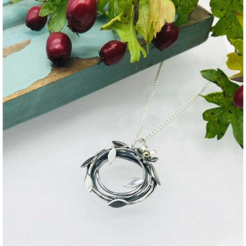 Handcrafted Scottish jewellery - Entwined Woven necklace Handcrafted Scottish jewellery - Entwined Woven necklace